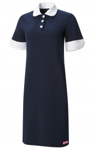 4958037 Платье-поло трикотажное цвет NAVY (темно-синий) GRACE  Одежда для обслуживающего персонала  размер 56 (4XL)