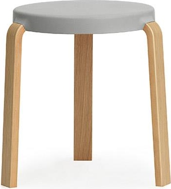 602252 Tap Stool Oak / Grey Normann Copenhagen 