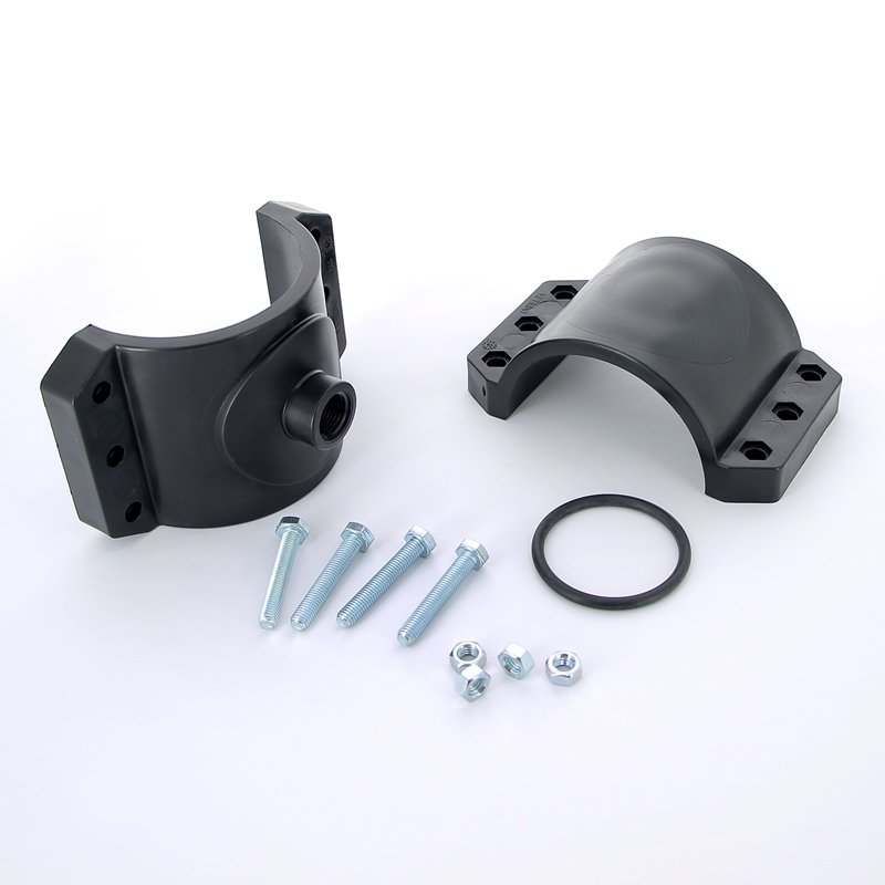 Врезка монтажная 90 x 1" ВР, 4 болта, для труб ПНД UNIDELTA 1019090004 - Вид №1