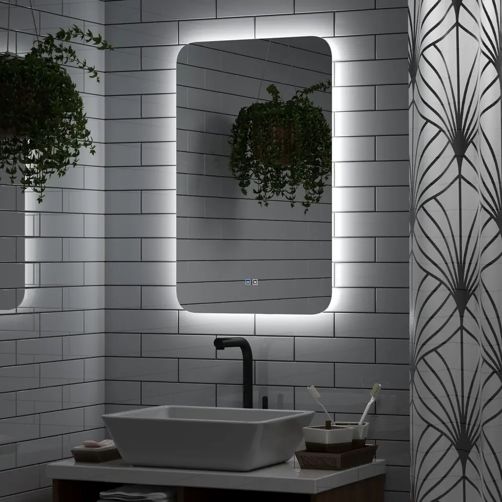 Зеркало Santreyd Vicenza LED с антизапотеванием и сенсорным управлением 83994236 STLM-0045983 - Вид №8