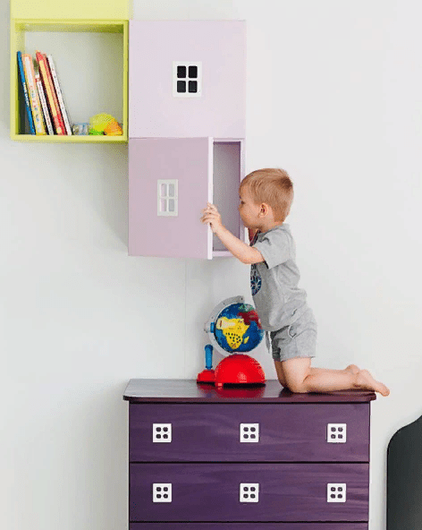 Полка детская вертикальная "Амстердам" МАНДАРИН АМСТЕРДАМ 179551 Розовый Santreyd  - Вид №5