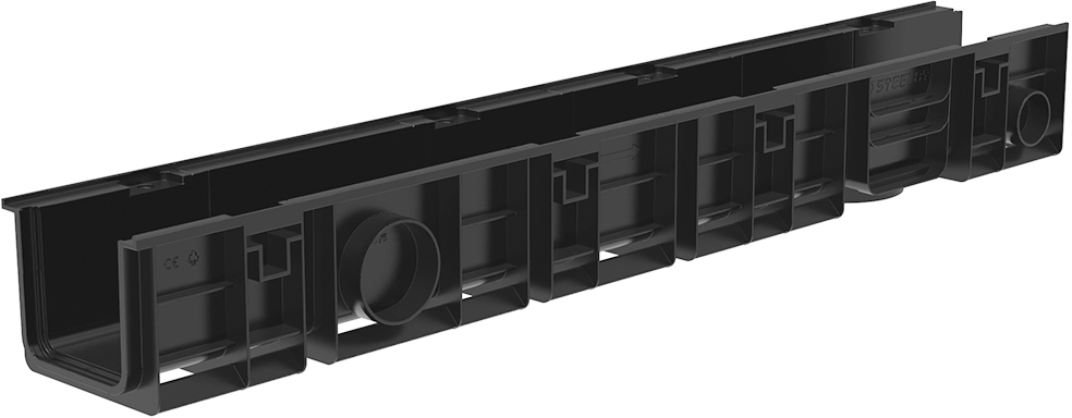 Р10120С Лоток пластиковый SteeStart DN100 H 120 ГеоПластБорд