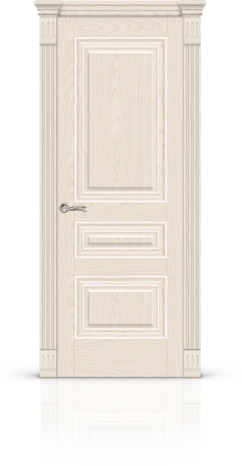91426215 Дверь межкомнатная Citydoors Элеганс-2 глухая 60x190см полипропилен цвет ясень крем без замка и петель STLM-0895421