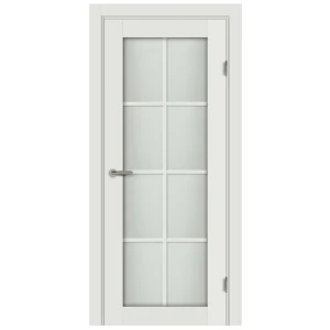 Комплект двери Пьемонт со стеклом 80x200 см Hardflex белый с добором 200 мм 89431143 STLM-2191087