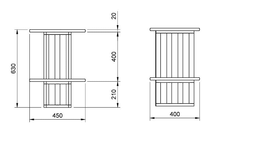 Низкий журнальный столик из МДФ Medulum ARCH-00091327 - Вид №5