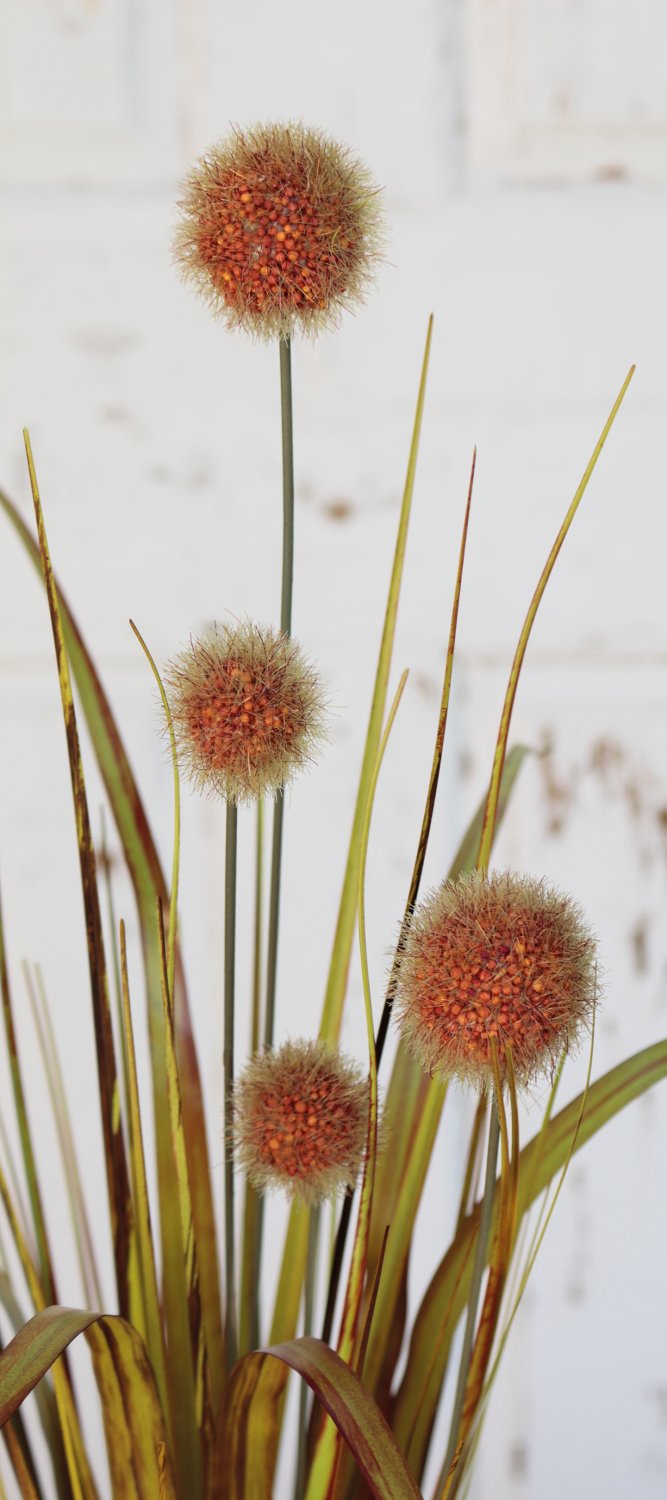 4945 608 a3 Мяч из искусственной травы, 75 см, коричнево-зеленый H-andreas  - Вид №1