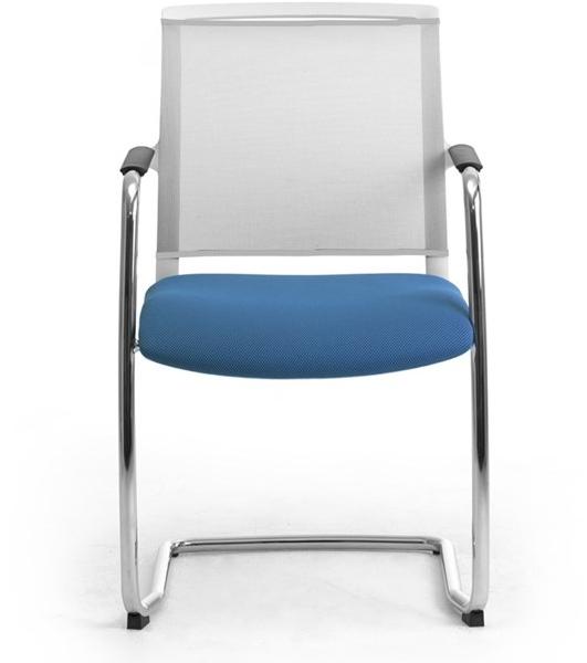 Leyform Консольный стул из сетки и хромированной стали с подлокотниками Cometa sun-id-1464195 - Вид №1