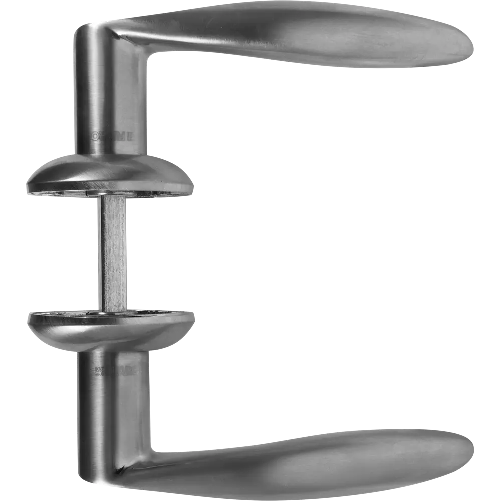 Ручка дверная на розетке Viola RM SC16, цвет матовый хром FUARO STLM-2162401 - Вид №2