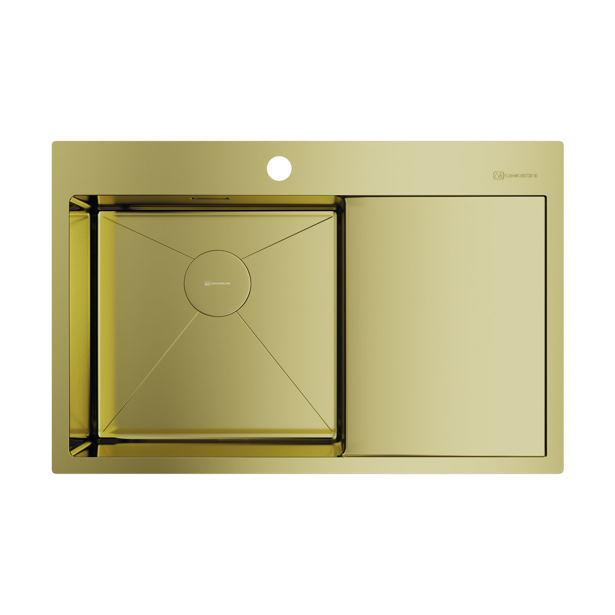 Кухонная мойка Akisame 78 LG-L OMOIKIRI 4973085