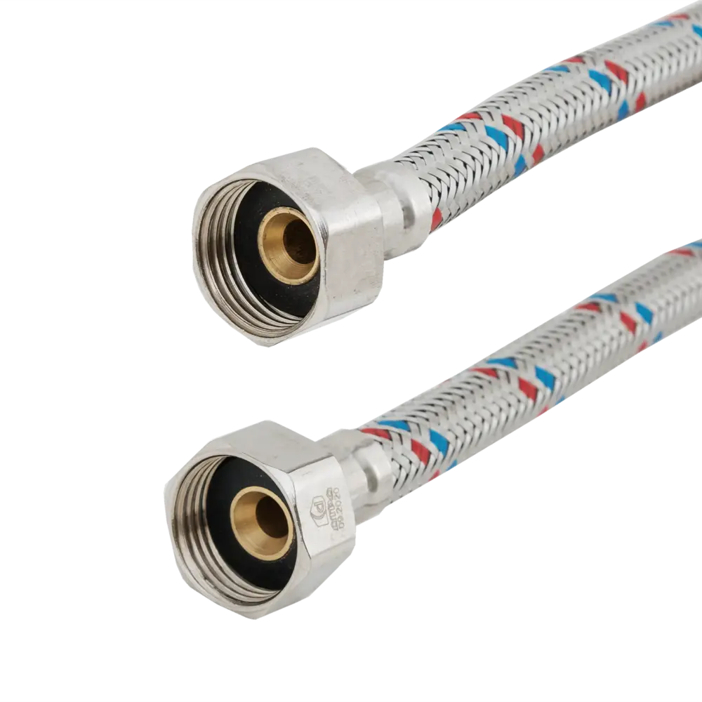 Гибкая подводка для воды 1/2" гайка-гайка 80 см 82894105 STLM-2061248 Santreyd  - Вид №1