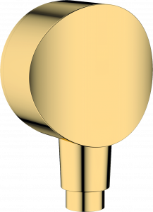 26453990 FixFit Настенная розетка S с обратным клапаном и соединительным уголком из синтетического материала Hansgrohe