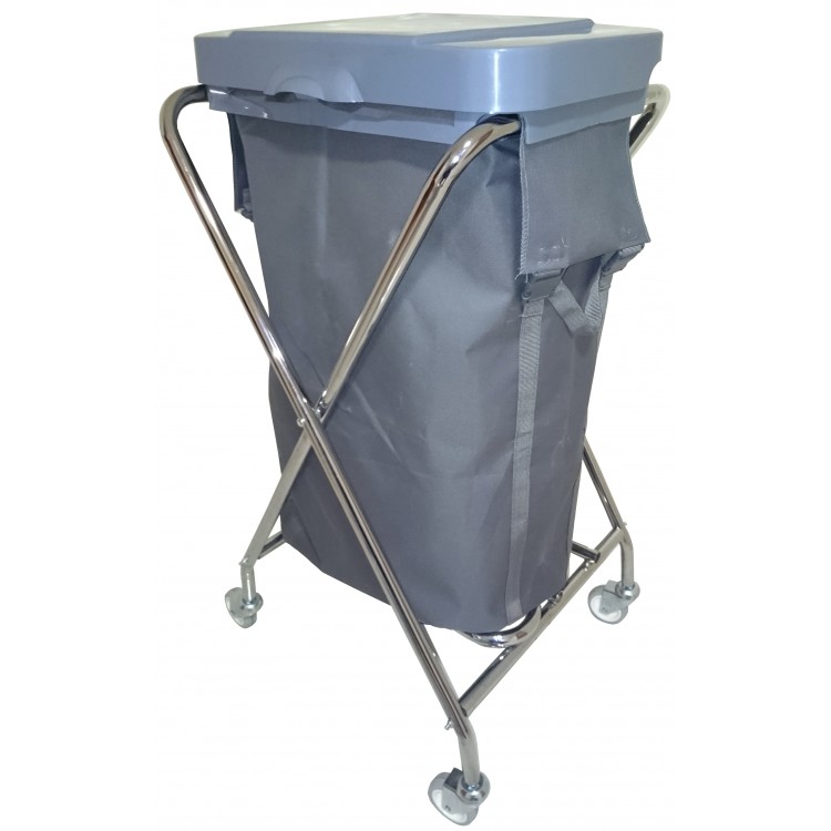 CTX 3430 Nossa Тележка для гостиниц прачечных для белья и для мусора, с пластиковой крышкой 