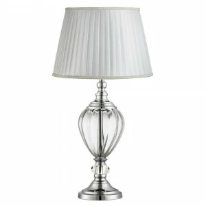 Настольная лампа Arte Lamp Superb A3752LT-1WH ARTE LAMP ВАЗА 080557 Белый;прозрачный;серебро