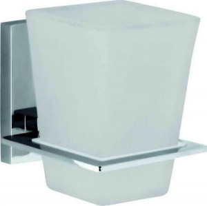 H9950/16CR Sanibano Agatha, настенный стеклянный стакан, цвет хром