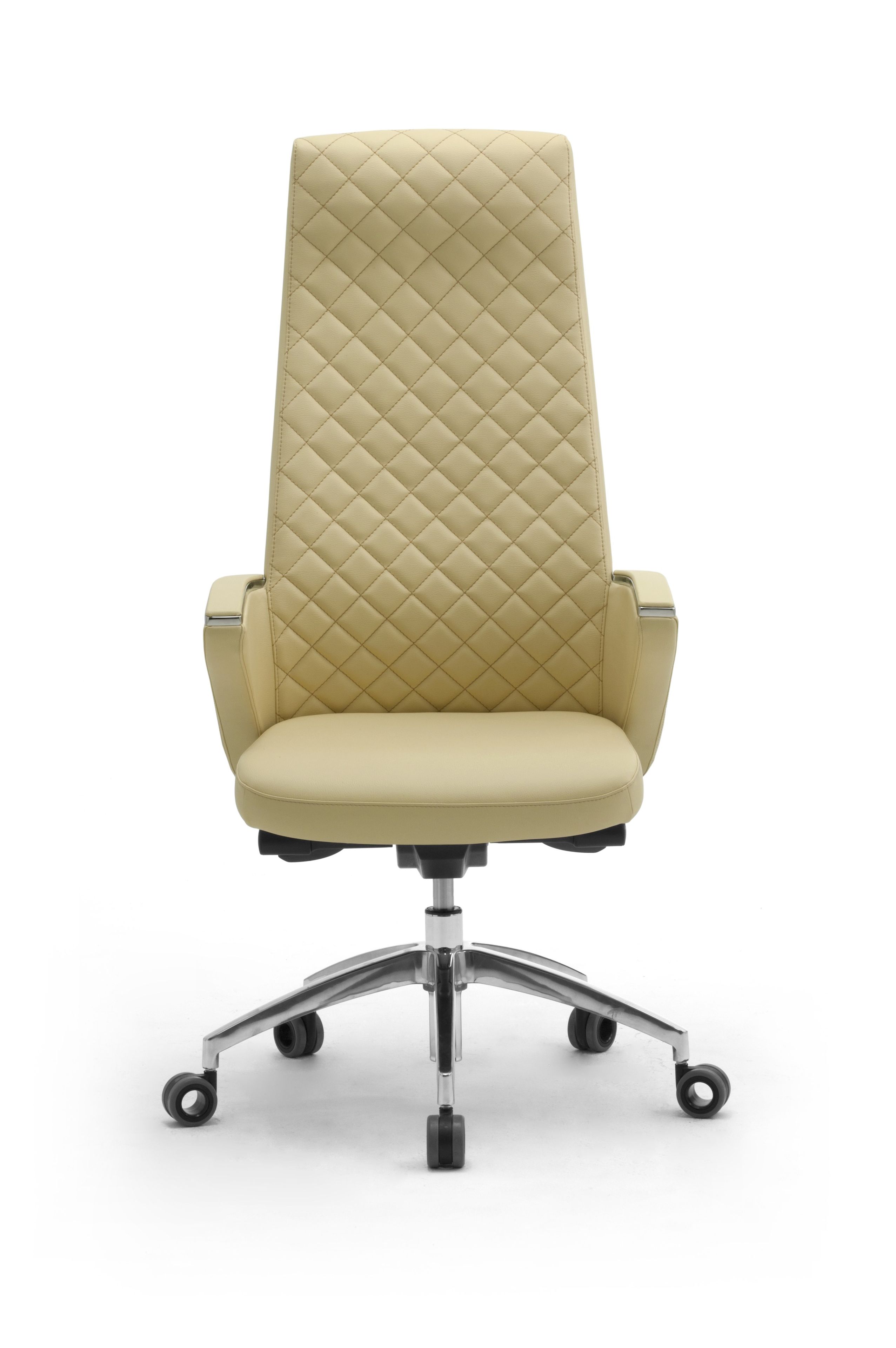 Кожаное вращающееся офисное кресло с подлокотниками Leyform Zeus ARCH-00041786 - Вид №12