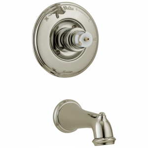 T14155-PNLHP Обрезка трубки Monitor® 14 Series - меньше ручки Delta Faucet Victorian Полированный никель