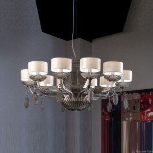 Masiero ISBEL 10 G07 Nickel/Fume люстра подвесная