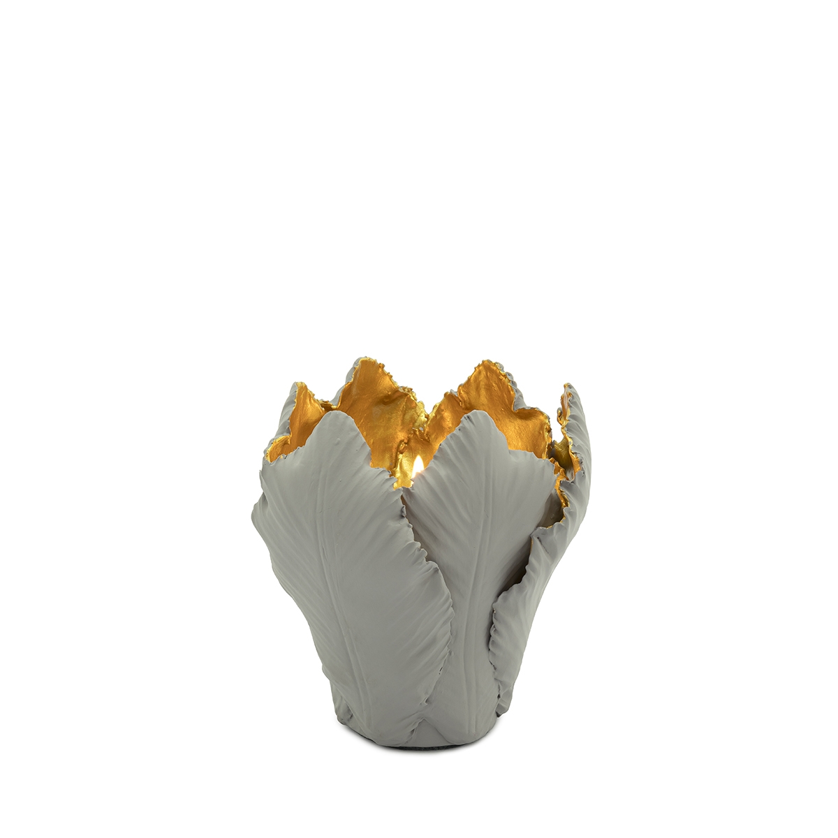 300049-B4 ABHIKA ПОДСВЕЧНИК ТЮЛЬПАН PINK GOLD  - Вид №4