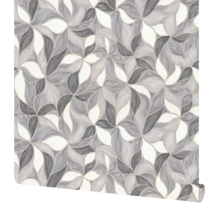 Обои флизелиновые Euro Decor Fractal серые 1.06 м 7144-23 83558507 STLM-2111089