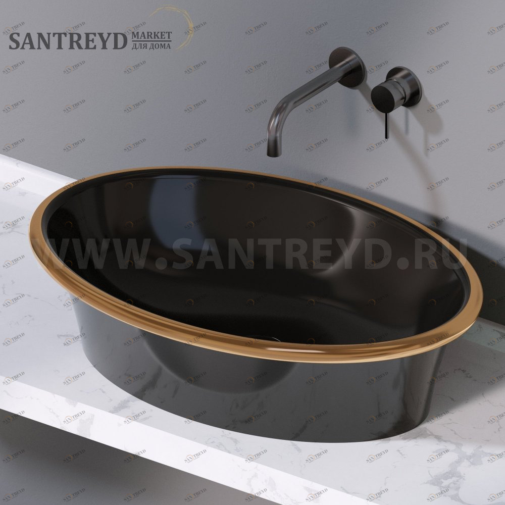 L492104G Накладная раковина на столешницу  овальная A. e T. Italia PRINCESS AeT ITALIA