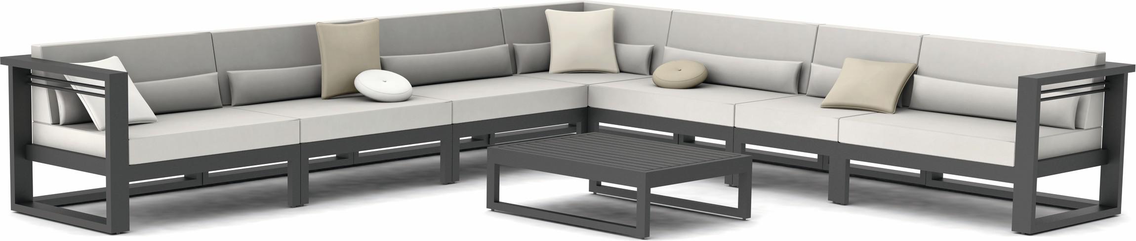 MNST475 Concept 2 лава черный текстиль Manutti Fuse