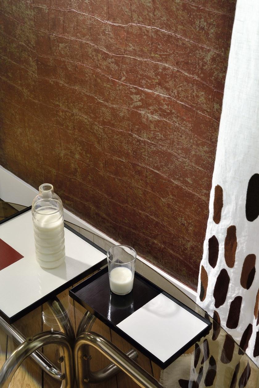 Élitis Моющиеся виниловые обои с эффектом кожи Anguille big croco legend sun-id-1381238 - Вид №3