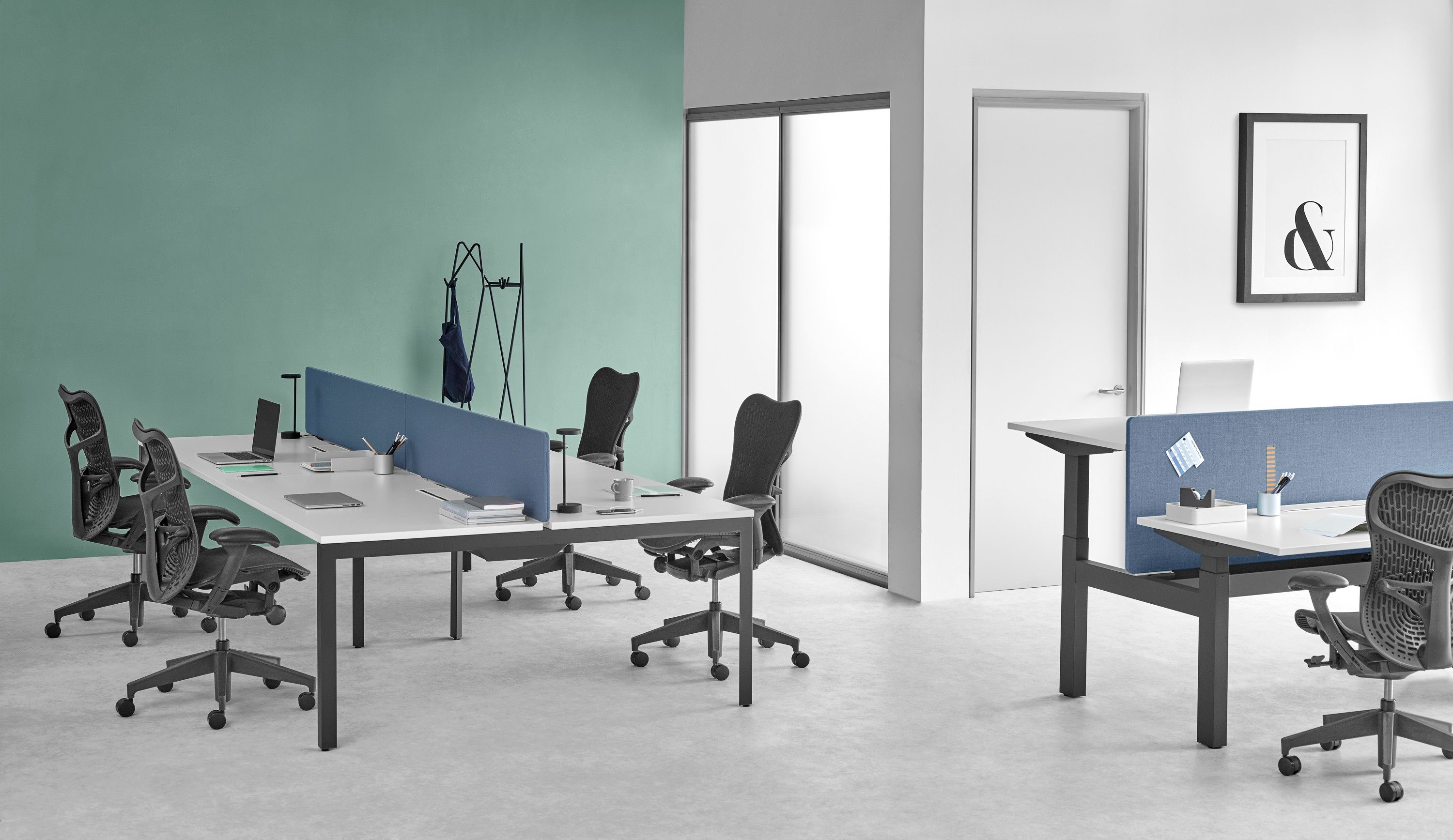 Эргономичное офисное кресло с вращающейся тканью Butterfly Herman Miller Mirra 2 ARCH-00092336 - Вид №50