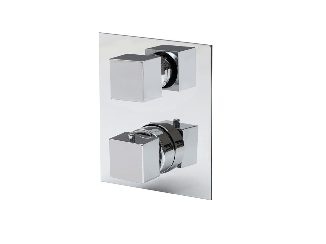 Встраиваемый термостатический смеситель для душа с 2 отверстиями Thermomat Thermo-mix ARCH-00077479 - Вид №1