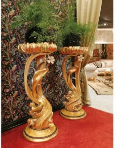 Bellotti Ezio Высокий круглый деревянный горшок для цветов 5357 5357