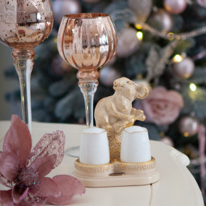 72007 Подставка под специи Мышонок Пит Айвори BOGACHO