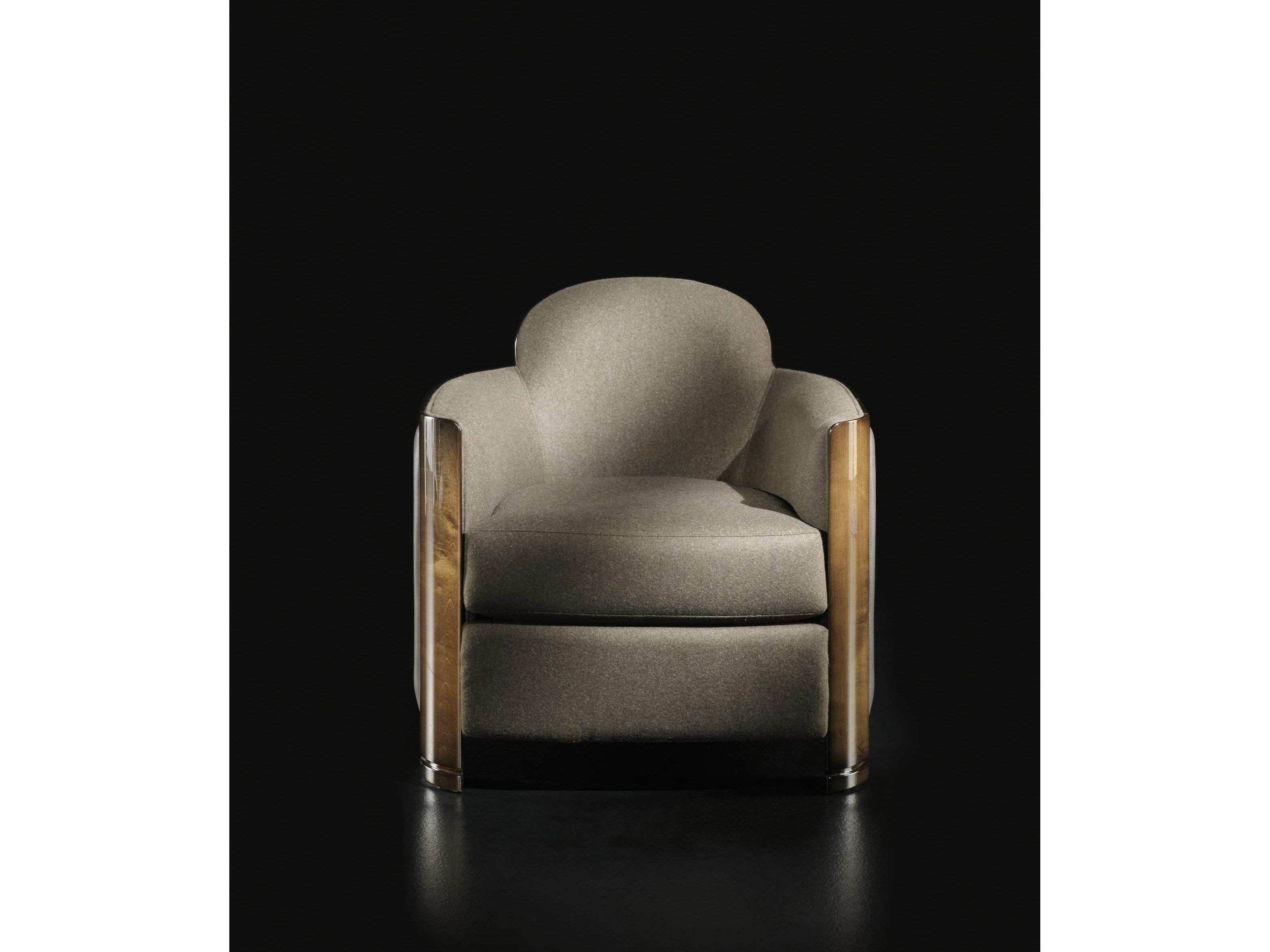 Кожаное кресло с подлокотниками HUGUES CHEVALIER Iconic ARCH-00050765 - Вид №1