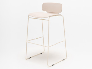 Высокий табурет с салазками