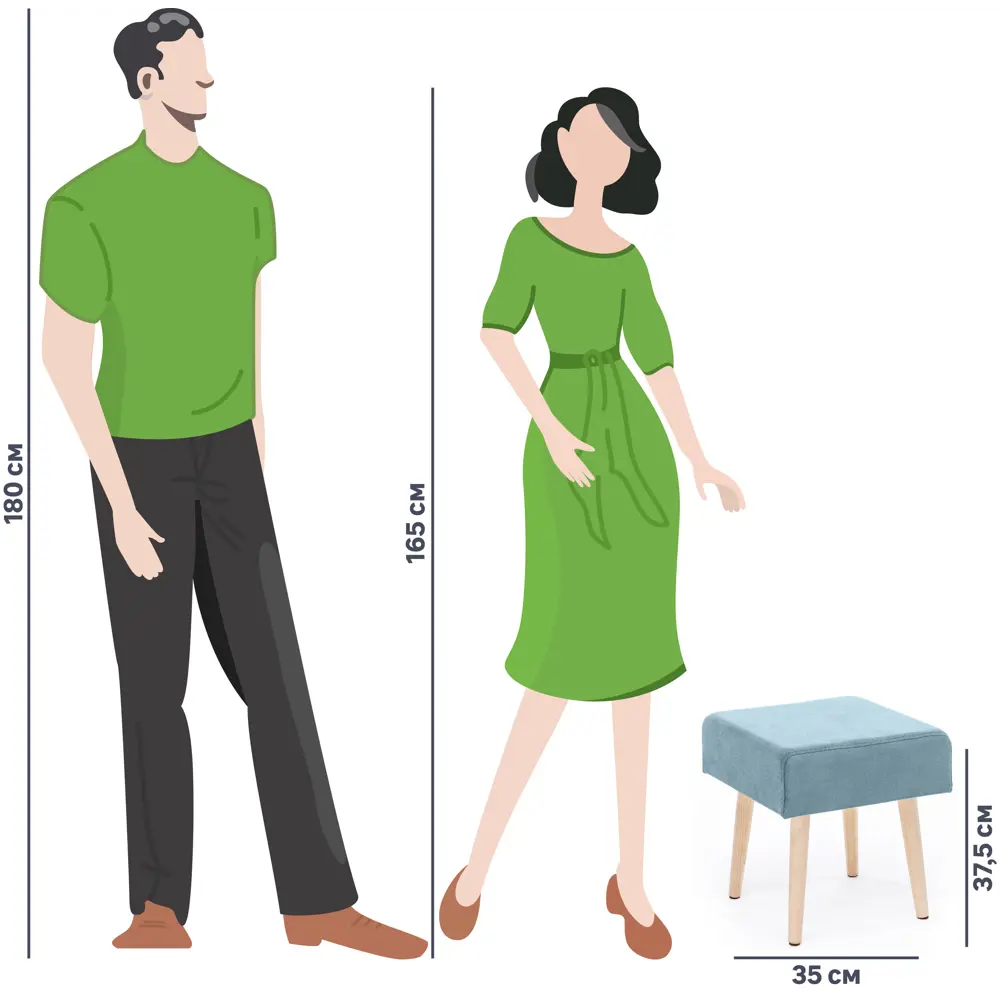 Банкетка Bisk Seasons - бирюзовый акцент для вашего интерьера 84508138 STLM-0050863 - Вид №4