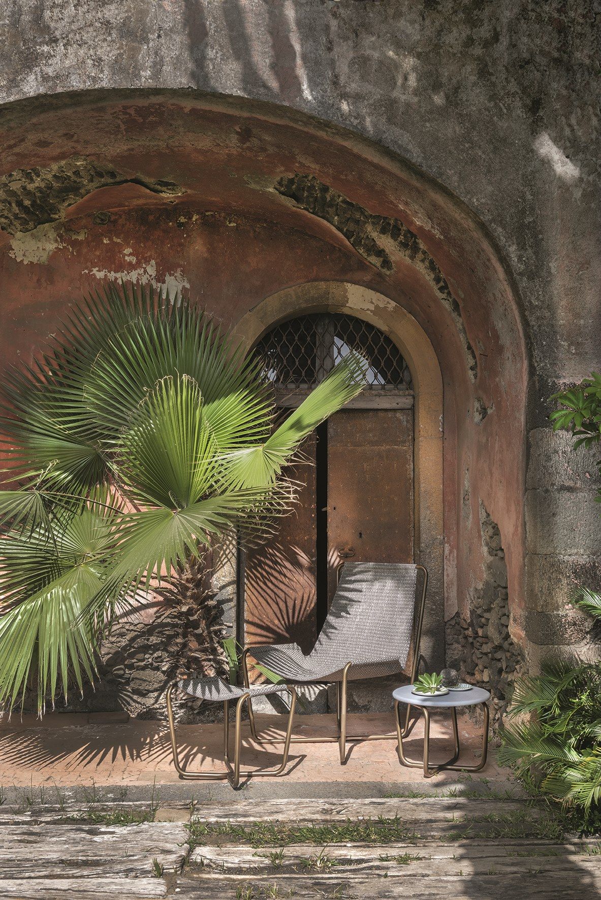 Тканевое садовое кресло Ethimo ARCH-00015629 - Вид №1