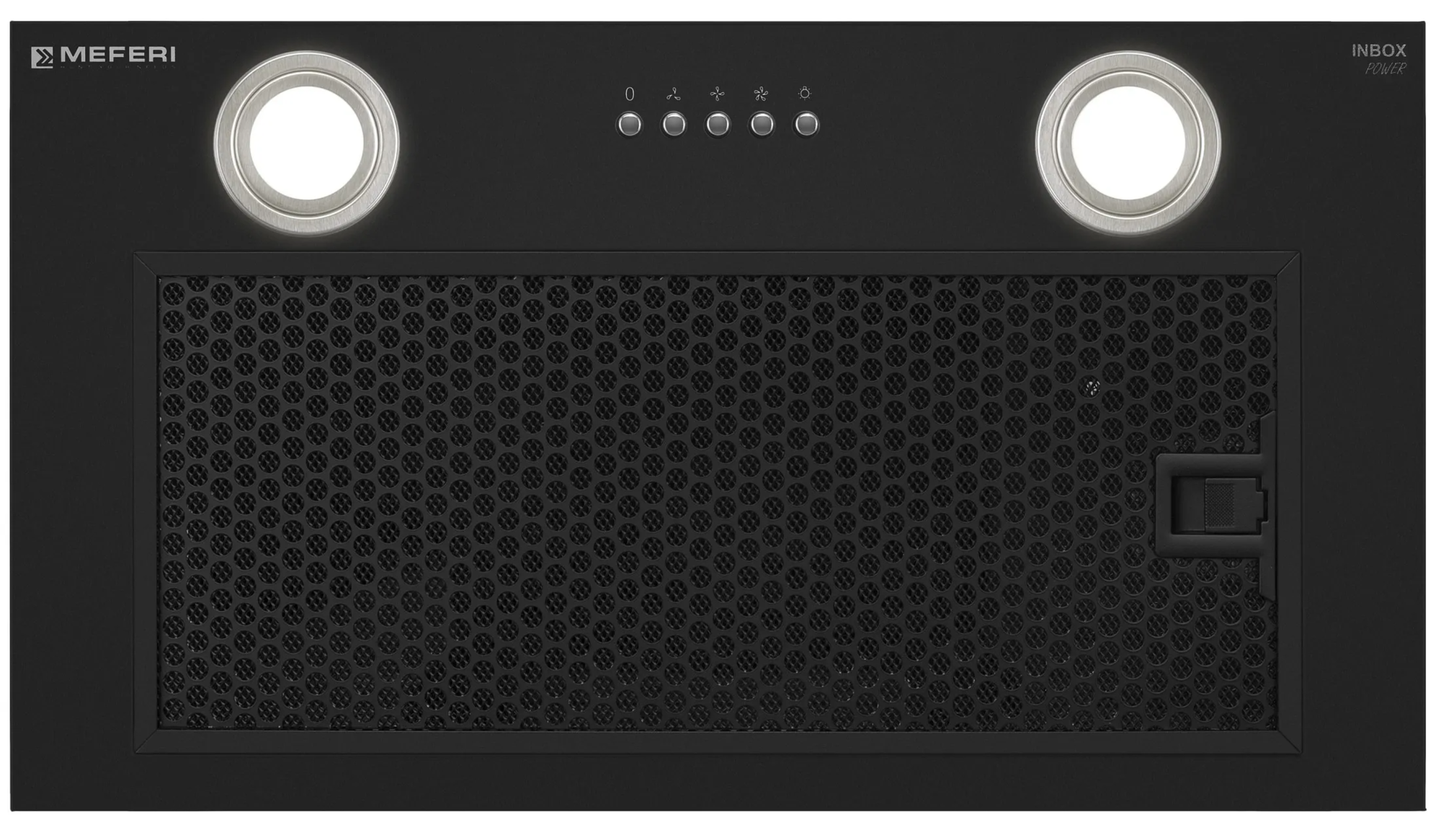 9168690 Вытяжка полновстраиваемая Meferi INBOX52BK POWER черный STDN-0113555 - Вид №4