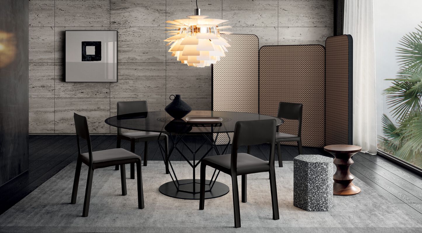 Кожаный стул с открытой спинкой i 4 Mariani MARY ARCH-00111266 - Вид №5