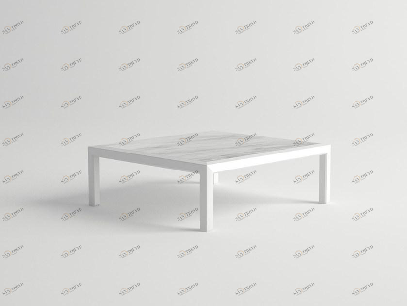 10Deka Низкий прямоугольный алюминиевый журнальный столик Victus sun-id-1363552