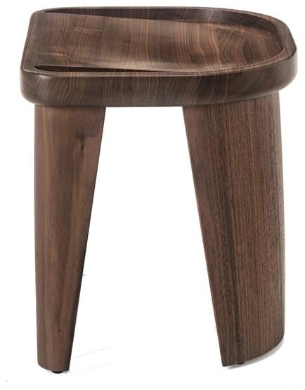 BassamFellows Низкий штабелируемый табурет из массива дерева  Cb-122  - Вид №2