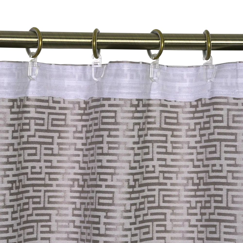 Штора на ленте «Ариадна», 160х260 см, цвет бежевый ТОРГОВЫЙ ДОМ ТЕКСТИЛЬ STLM-2023473 - Вид №4