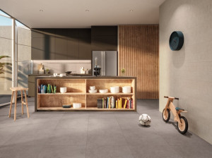 Белое керамическое покрытие с эффектом камня