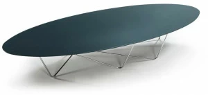 Kendo Mobiliario Низкий овальный лакированный журнальный столик