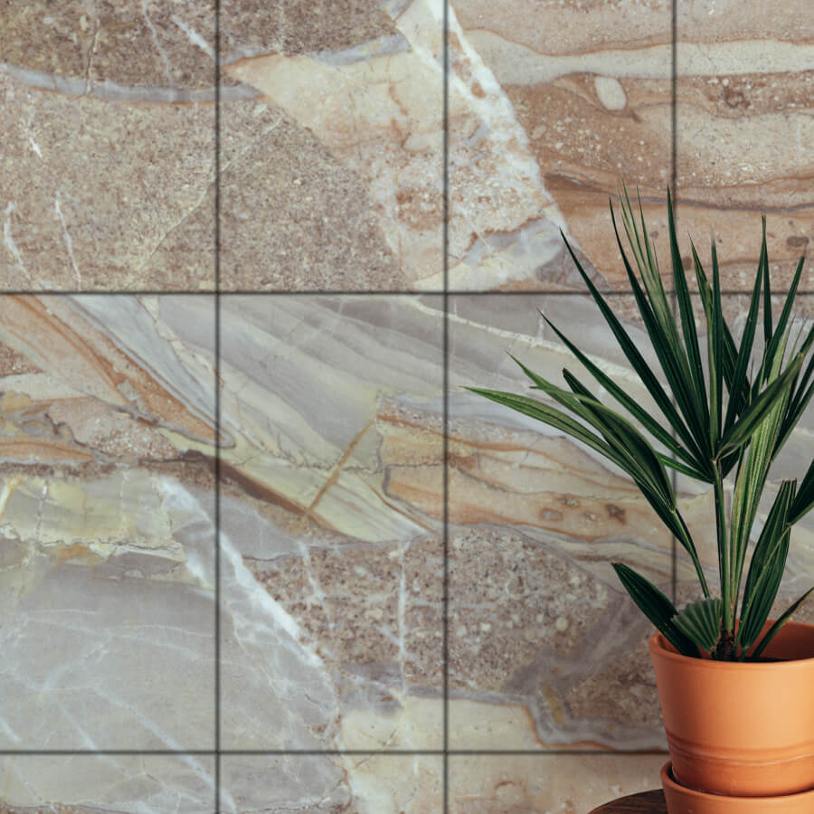 Панель SPC глянец Stella Kerama Антрацит 560*280*2,5мм (8 шт в упак) АКВАТОН STSR-306 - Вид №7