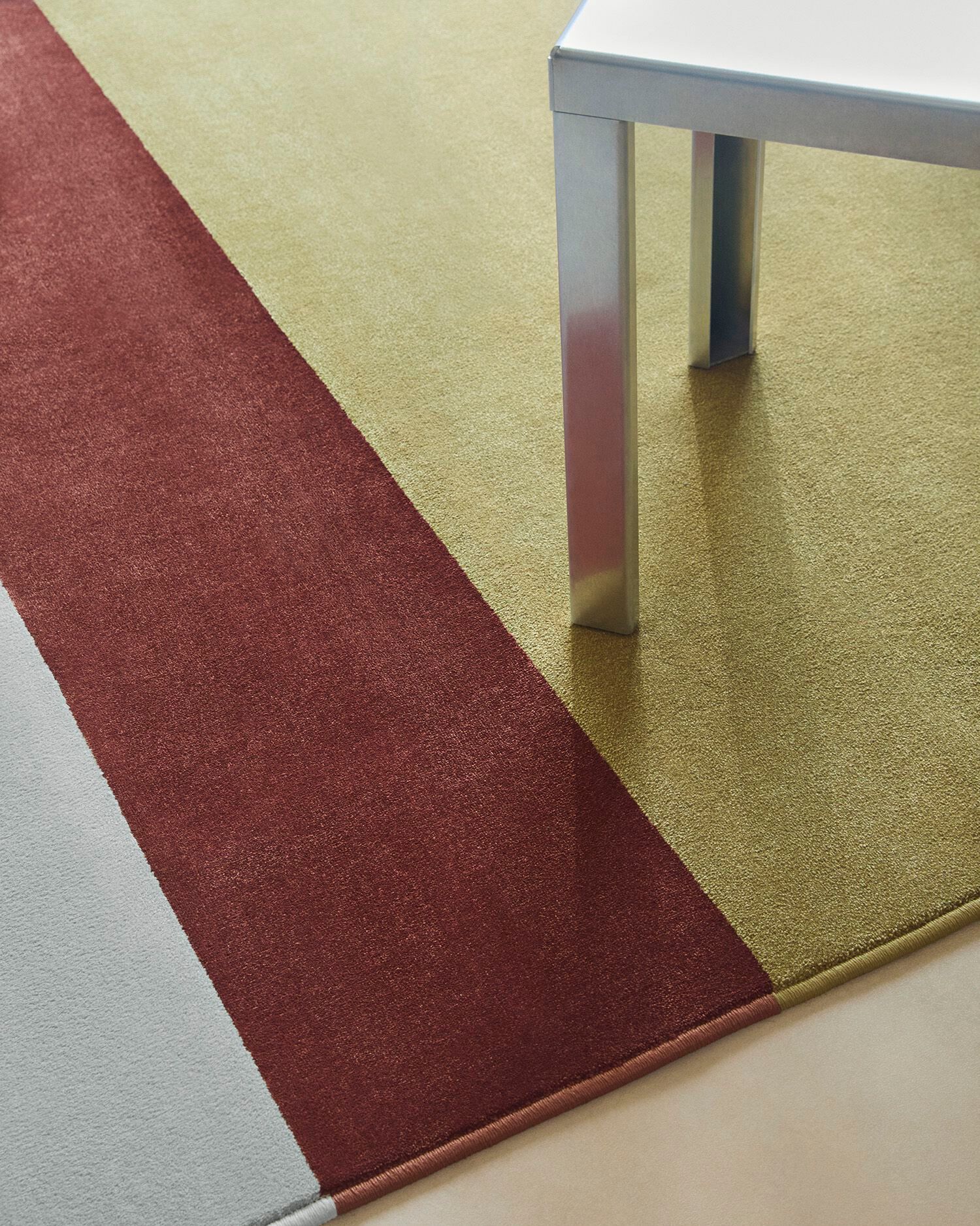 Ковер ручной работы с геометрическим рисунком Besana Moquette LUSTER ARCH-00093504 - Вид №2