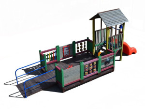 Рециркулированная пластиковая игровая структура