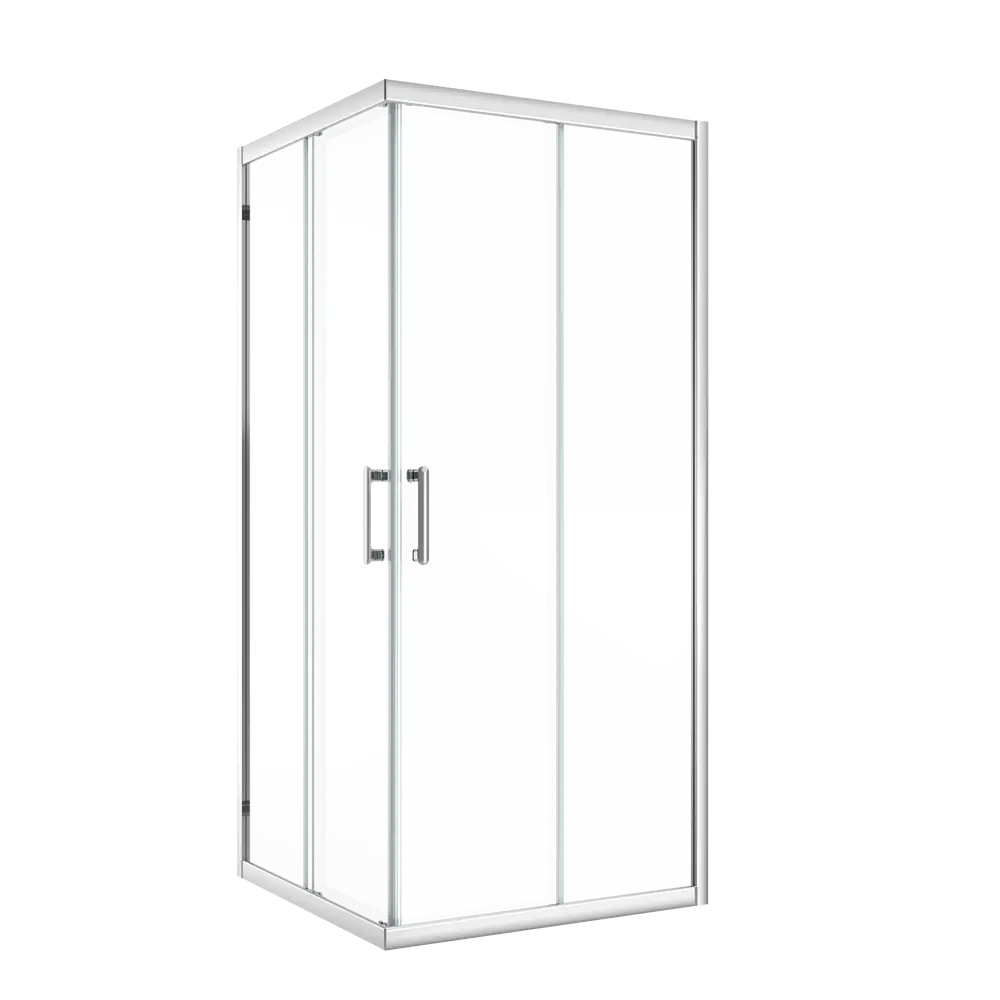 Комплект стекол для душевой ширмы Sensea Easy 80x80 см прозрачное стекло цвет профиля на выбор 88103662 STLM-2135993 - Вид №4