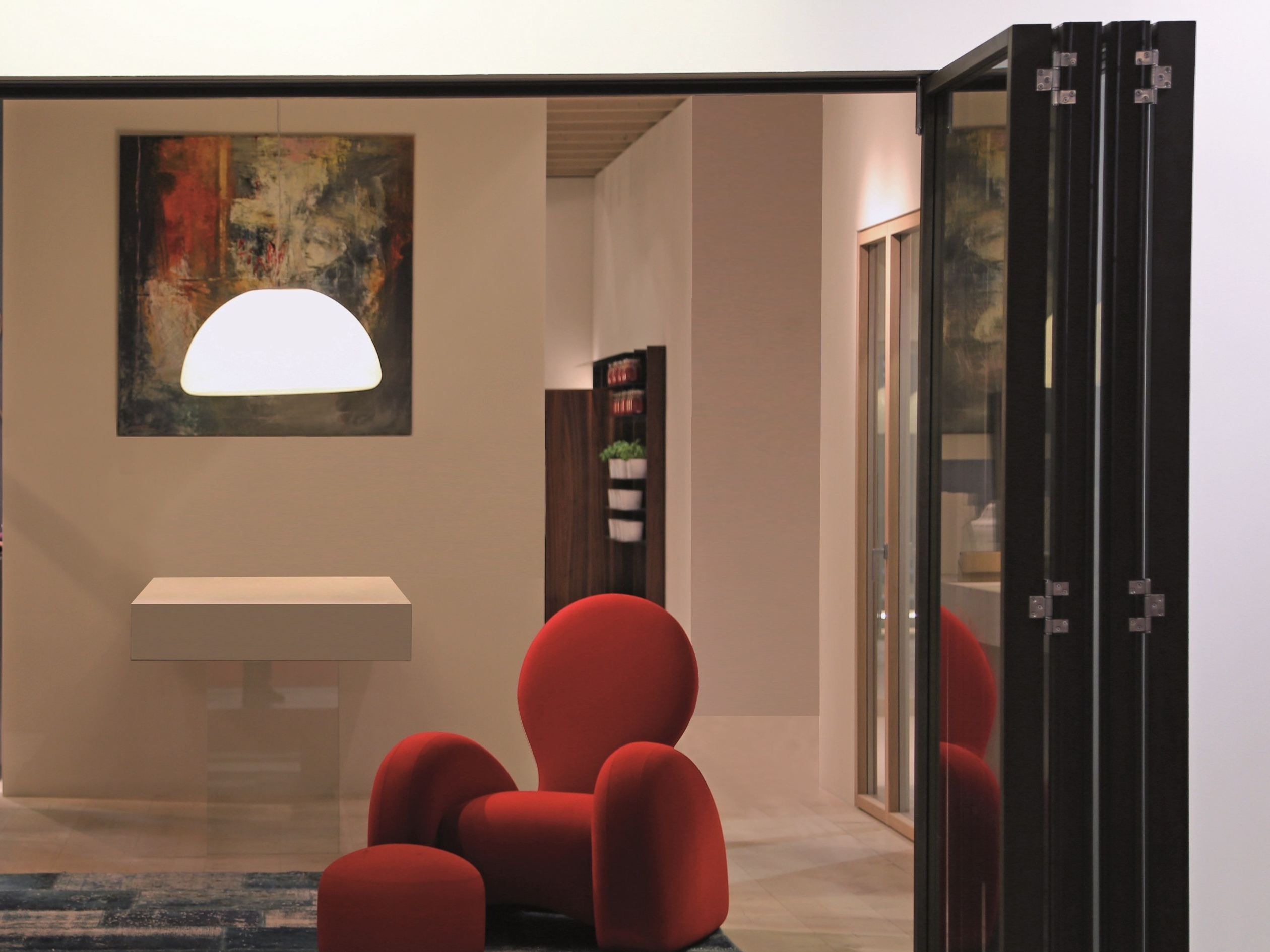 Деревянная книжная оконная дверь Carminati Skyline System ARCH-00117572 - Вид №1