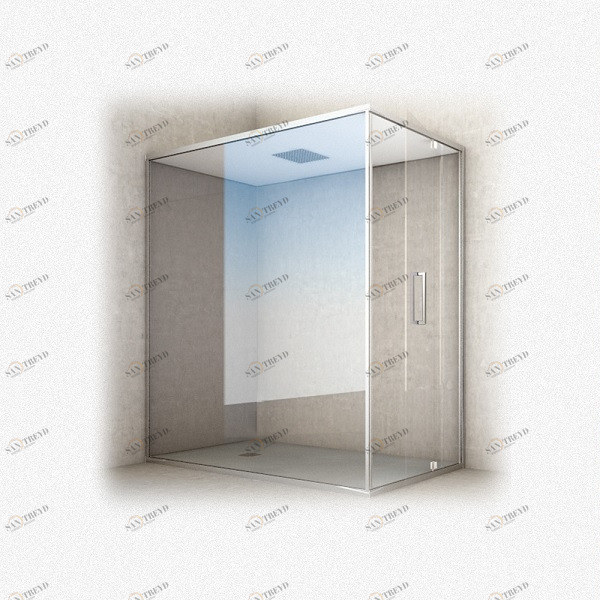 Ограждение для душа и турецкой бани Gemini 4 160х70 см 1GNA8S0 Gruppo Geromin