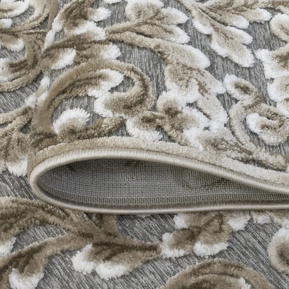 Ковер Роялтафт Шенилл 100x200 см полипропилен 84510_88 цвет серый STLM-2008984 - Вид №4