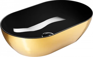 883451 Накладная раковина на столешницу  овальная GSI ceramica