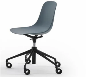 ESTEL GROUP Регулируемое по высоте офисное кресло из полипропилена на колесиках Shell